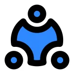Circle Three SVG Icon